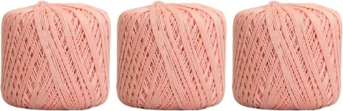 Miniatura 30 de Hilo de croché Threadart, 100 % algodón, talla 10 Rosa