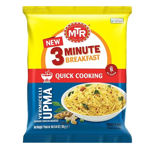 Miniatura 12 de MTR Mezcla de Poha de 3 minutos, comida india lista para cocinar, hecha con copos de arroz, 100% vegetariana, sin conservantes añadidos, conveniente