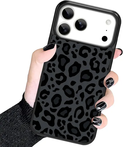 Miniatura 28 de KANGHAR - Funda para iPhone 11 [Compatible con Magsafe] Patrón estampado de leopardo Lindo guepardo Funda protectora magnética para niñas, mujeres