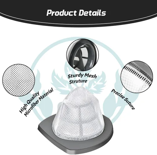 Miniatura 5 de Filtro de repuesto para aspiradora Bissell Featherweight Stick 2033, 20331, 20333, 20334, 20336, 20339, 2033M, incluye 4 filtros de malla y 8