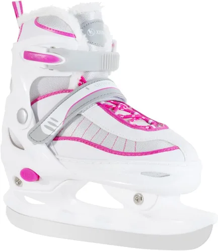 Miniatura 7 de Patines de hockey con 4 tamaños ajustables, acolchado suave y soporte de tobillo reforzado para niños, niñas, jóvenes, hombres, mujeres