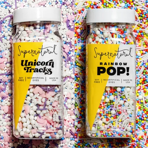 Miniatura 15 de Supernatural All Natural Sprinkles Juego de Navidad Sin Colorantes, Sin Colorantes Artificiales, Sin Soja, Sin Gluten, Vegano y Espolvoreados