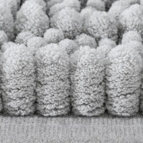 Miniatura 58 de Smiry Alfombras de Baño 24x16 pulgadas, Alfombras de Baño de Chenilla Extra Suaves y Absorbentes, Respaldo de Goma Antideslizante, Lavable a Máquina
