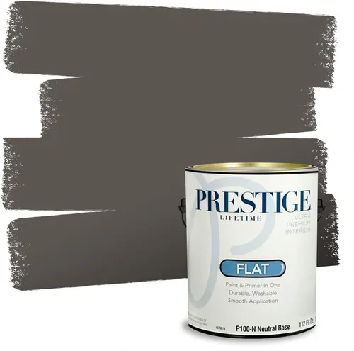 Miniatura 119 de PRESTIGE Paints - Pintura interior e imprimación en uno, 1 galón, cáscara de huevo, pimienta envejecida