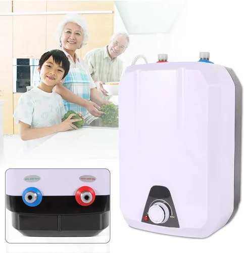 Miniatura 5 de Calentador de agua eléctrico, calentador de agua eléctrico sin tanque de 110 V 8 L, calentador de agua caliente inteligente, calentador de agua