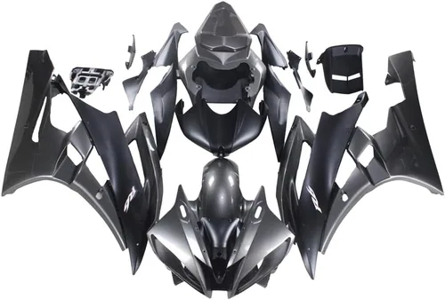 Miniatura 11 de Nardo gris carenado apto para Yamaha 2006 2007 YZF R6 inyección ABS plásticos carrocería kit cuerpo cuerpo cuerpo trabajo 06 07 YZF-R6