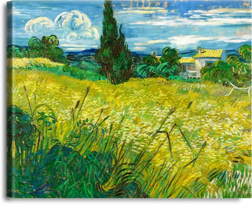 Miniatura 9 de A&T ARTWORK Noche estrellada sobre el Ródano de Vincent Van Gogh. Tamaño del marco: 36 x 30 pulgadas, tamaño de la imagen: 30 x 24 pulgadas