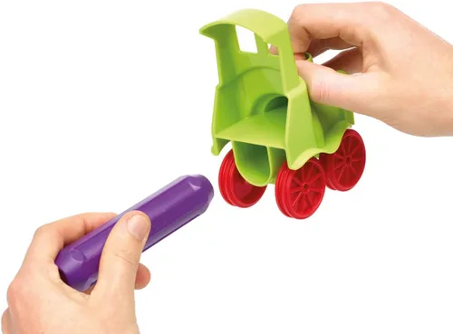 Miniatura 5 de SmartMax My First Animal Train STEM - Juego de descubrimiento magnético con tren móvil y animales suaves para edades de 1 a 5 años