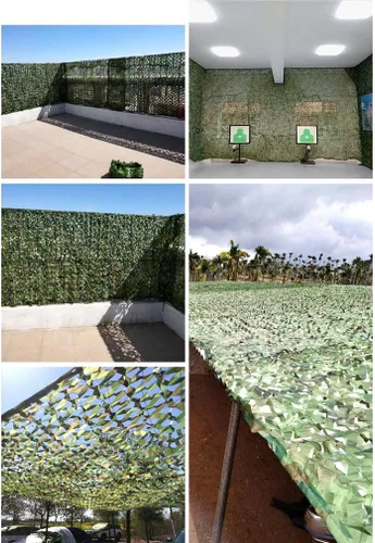 Miniatura 4 de Red de camuflaje de tela Oxford de poliéster 210D,Camping al aire libre militar caza selva, jardín, pérgola, fiesta temática decorativa protector