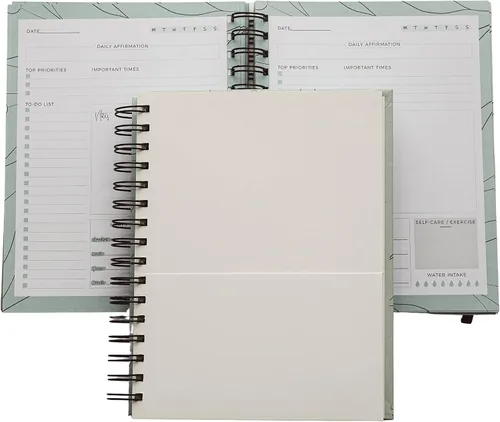 Miniatura 7 de Paper 'n Such Agenda diaria sin fecha, suministros escolares y de oficina, organiza tareas y aumenta la productividad, diario de trabajo, cuaderno