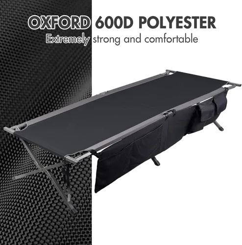 Miniatura 5 de PORTAL Portátil plegable, bolsa de transporte para invitados y organizador de almacenamiento lateral, tienda de campaña para adultos, cuna para Negro