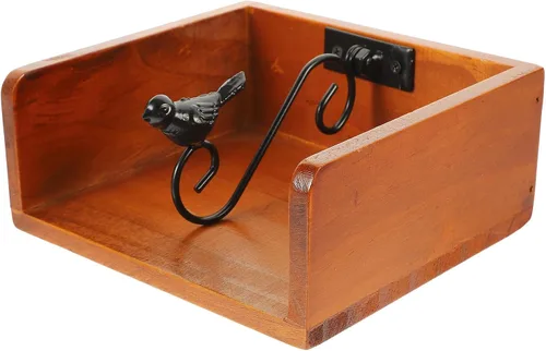 Metal Napkin Holder for Tabletop Vintage Style Desktop Tissue Organizer with Napkin Storage Rack for Home and Restaurant Use