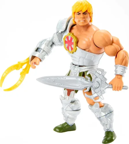 Miniatura 4 de Masters of the Universe Origins Figura de acción y accesorio, Rise of Snake Men Armor He-Man y mini libro de cómics, 5.5 pulgadas