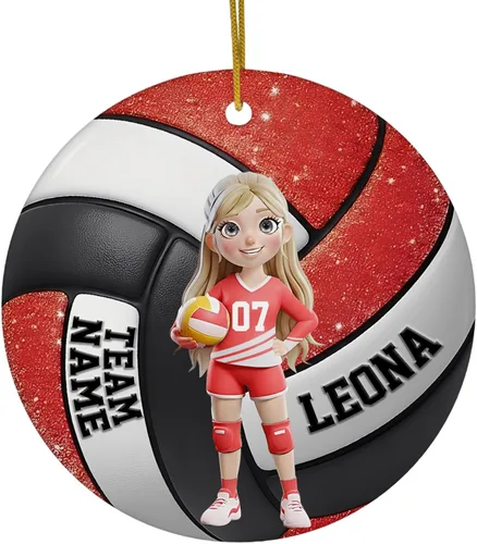 Miniatura 29 de FLOCHIL Adornos Personalizados de Bailarina de Navidad 2025 para Niña, Adornos Personalizados de Bailarina para Árbol de Navidad, Regalo