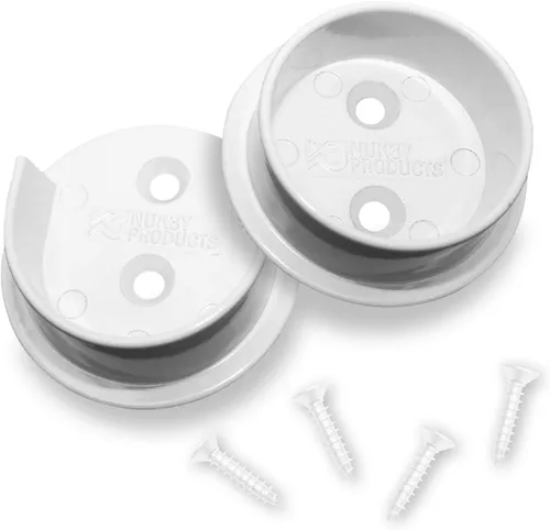 Miniatura 6 de Nuk3y - Juego de llaves de poste de acero de metal resistente de 1-1/2 pulgadas (latón pulido)