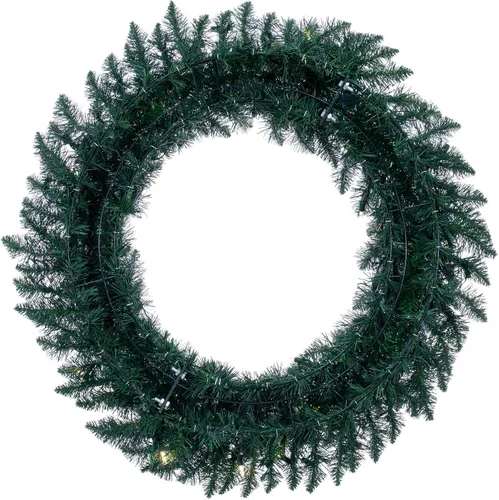 Miniatura 2 de Vickerman Guirnalda de Navidad artificial Bellevue Alpine con luces LED blancas cálidas, 36 pulgadas (A861037LED)
