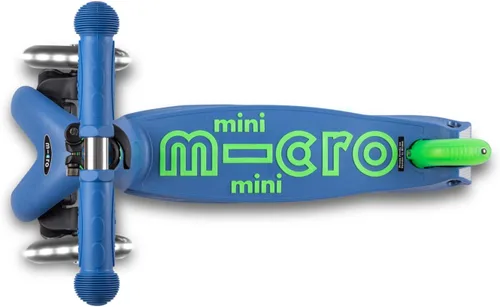 Miniatura 5 de Micro Kickboard Mini scooter LED para niños de 2 a 5 años Niños de hasta 110 libras Diseño de 3 ruedas inclinadas para dirigir Barra en T