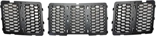 Miniatura 9 de Rejilla delantera de malla tipo panal Compatible con Jeep Grand Cherokee 2014 2015 2016