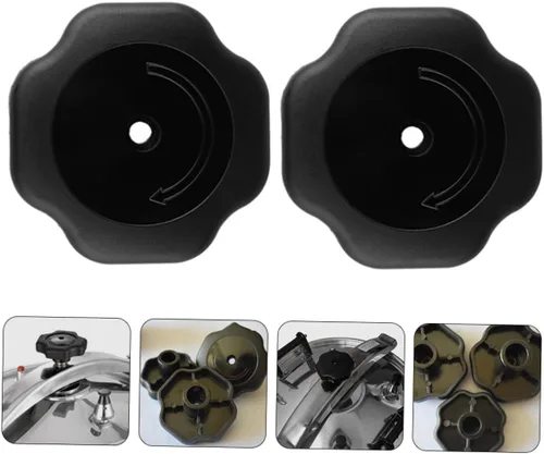 Miniatura 3 de Uonlytech - Perillas de repuesto para tapa de olla a presión, paquete de 2 pomos de mango de tapa de olla de fácil agarre, manijas para tapa de olla