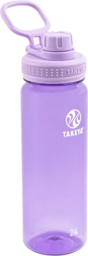 Miniatura 27 de Takeya Tritan - Botella de Agua Deportiva con Tapa de Boquilla - Sin BPA y Apta para Lavavajillas - Botella Reutilizable con Asa en la Tapa - Rosa