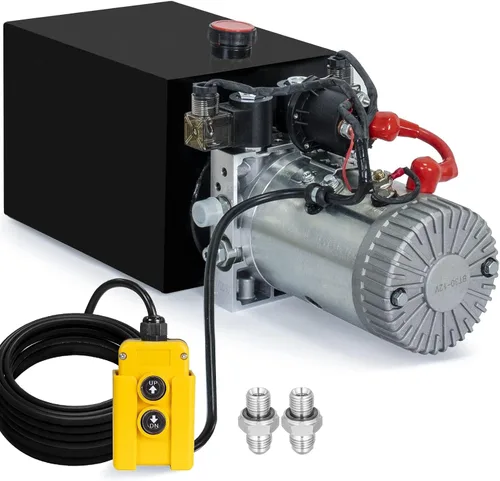 Miniatura 9 de Unidad de suministro doble hidráulica/de arranque de simple efecto, L12t1217YYDLDY8-1, 12.00 volts