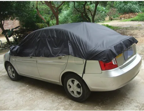 Miniatura 2 de Cubierta protectora para coche WINOMO, impermeable, para la mitad del cuerpo del coche, protector contra el sol, la nieve y el polvo - Tamaño XL
