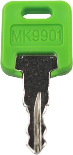 Miniatura 6 de Llave RV MK9901 6601 compatible con llave verde para autocaravana, código FIC 9901 6601 (paquete de 6)