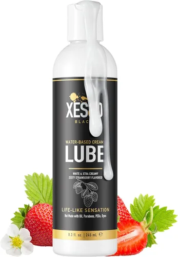 Miniatura 12 de XESSO Lubricante cremoso a base de agua, sin fragancia, 2 paquetes de 32 onzas líquidas, total de 64 onzas líquidas. Gel blanco espeso deslizante
