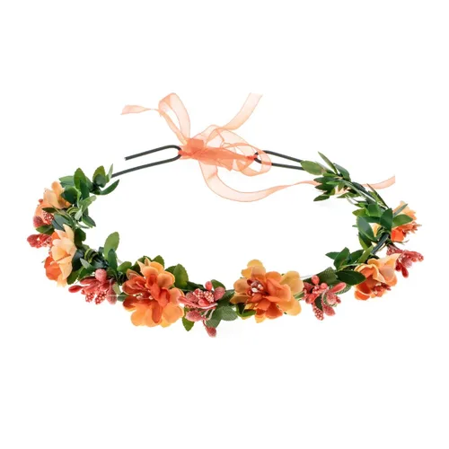 Miniatura 22 de Corona de flores suculentas, eucalipto aureola, diadema floral para boda, accesorio para fotos (hoja B)
