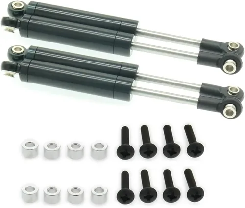 Paquete de 4 amortiguadores de amortiguadores de resorte interno de 4.016 in para camión oruga 1/10 HSP HPI AXIAL Tamiya LOSI RC piezas mejoradas de