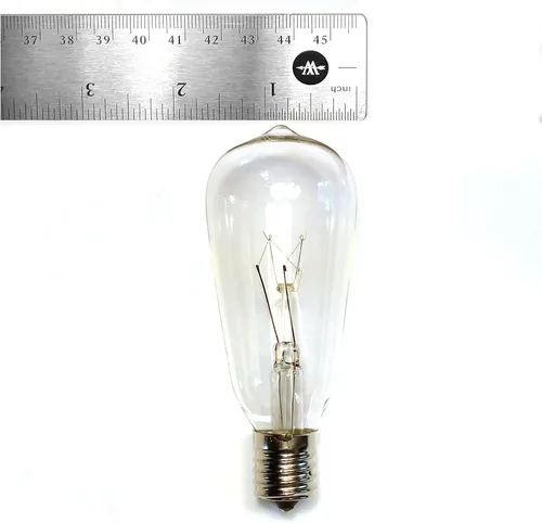 Miniatura 6 de Hometown Evolution, Inc. Cadena de luces Edison vintage de grado comercial para exteriores (ST40 transparente, cable negro comercial, 25 pies)