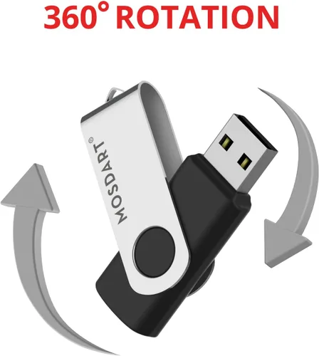 Miniatura 6 de mosDART - memoria externa USB 2.0 - capacidad pequeña - 10 unidades - 128mb indicador led, negro