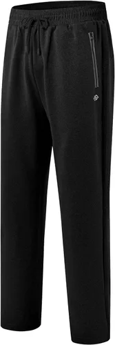 Miniatura 3 de MoFiz Conjunto deportivo para hombre, manga larga, casual, con cremallera completa, para correr, deportivo, 2 piezas