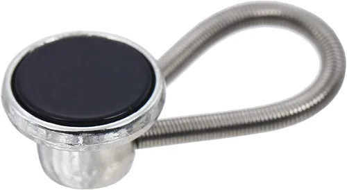 Miniatura 4 de Johnson & Smith Extensores de cuello negro para expansión de 1/2 tamaño de camisas de vestir para hombre, paquete de 6, metal de 3/8 pulgadas, Negro