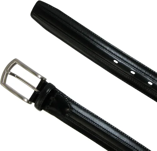 Miniatura 3 de Johnston & Murphy Cinturón de becerro doble para hombre