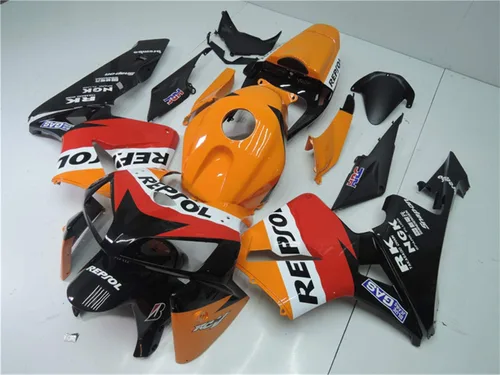 Miniatura 2 de US STOCK Nuevo naranja negro Repsol carenado apto para Honda 2005 2006 CBR600RR inyección ABS plásticos US STOCK nuevo carrocería 05 06 A078