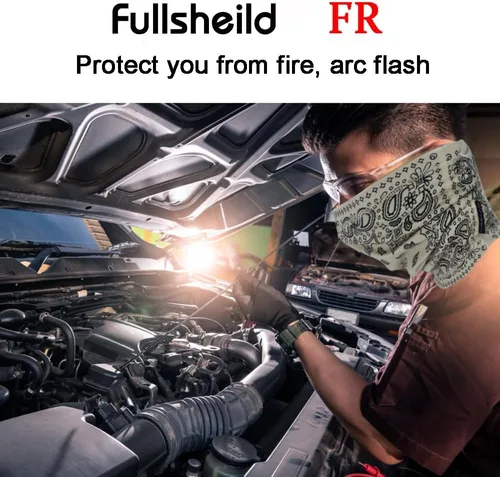 Miniatura 37 de Fullsheild FR - Máscara facial resistente al fuego, cubierta completa, polaina para el cuello, para soldar, caza, ejército, trabajo militar