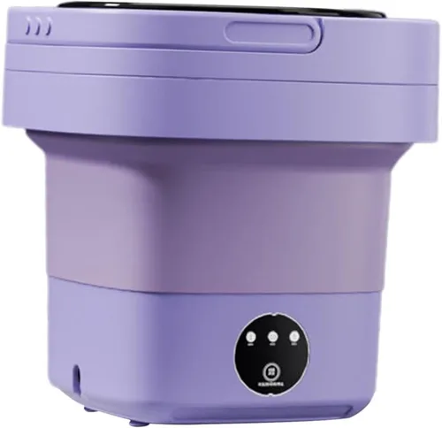 Miniatura 6 de Mini lavadora plegable compacta pequeña lavadora 6.5L lavadora plegable de alta potencia Mini lavadora de ropa portátil para lavandería de viaje