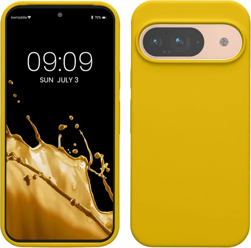 Miniatura 358 de kwmobile Funda Compatible con Google Pixel 6 Pro - Funda de Teléfono de Silicona TPU con Acabado Suave - Azul Caribe
