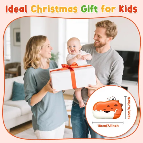 Miniatura 8 de Juguetes de baño para bebés, máquina recargable de burbujas de dinosaurio con música, juguetes de baño para bañera para niños pequeños, regalos