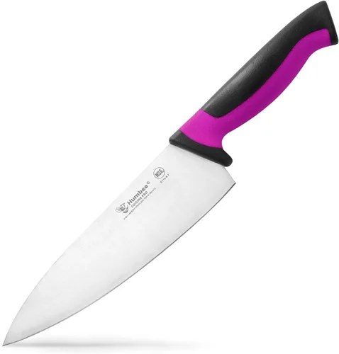 Miniatura 30 de Cuchillo de chef de 12 pulgadas, hoja de acero inoxidable de alto carbono certificada NSF – Mango ergonómico codificado por colores, cuchillo