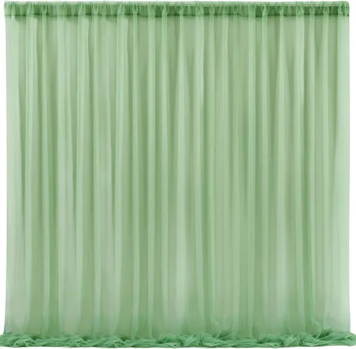 Miniatura 10 de Cortinas de fondo de tul azul de 10x10 para fiestas, cortina de fondo transparente para fotos de boda, cortinas para baby shower, fotografía, fiesta