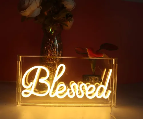 Miniatura 4 de Letrero de neón LED para fiesta, escritorio, dormitorio, hogar, cumpleaños, decoración artística con USB