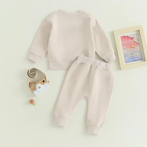 Miniatura 4 de Mubineo Conjunto de sudadera de manga larga para bebé niño y niña, para otoño e invierno