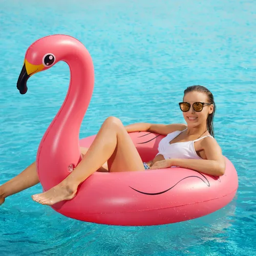 Miniatura 4 de Flotadores de piscina inflables de unicornio y flamenco - Jasonwell, paquete de 2, flotadores de piscina inflables, balsas para piscinas, tubos