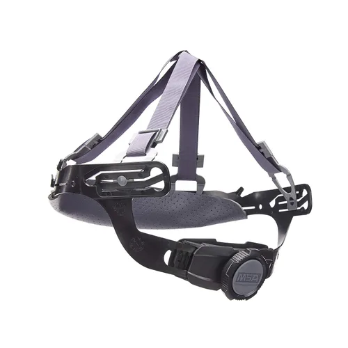 Miniatura 9 de Cascos MSA Safety 10153385 de plástico/nailon fas-trac III, 4 puntos de sustitución estándar, suspensión, para su uso con Skullgard y confortable