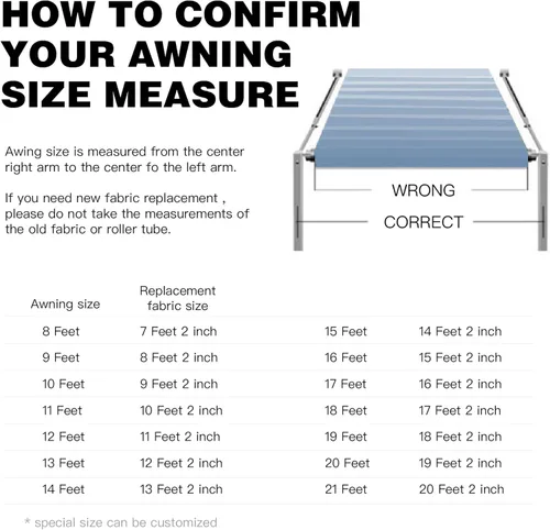 Miniatura 7 de AWNLUX Toldo de repuesto de tela de vinilo impermeable para toldos, camping, tela de ajuste universal, protección solar, protección UV, toldo