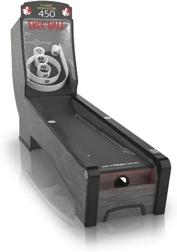 Skee-Ball Máquina de Mesa de Arcade para Sala de Recreación del Sótano del Hogar - Diversión Clásica Nostálgica Premium de Lanzar y Anotar - Hecho
