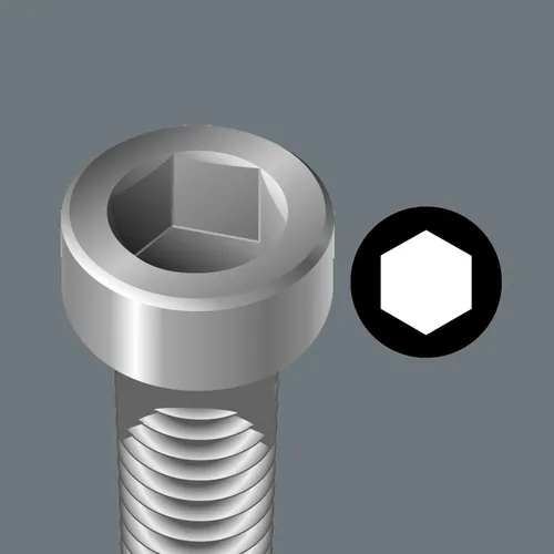 Miniatura 7 de WERA Kraftform 2054 - Micro Destornillador - Punta Hexagonal Sw 1.3/40