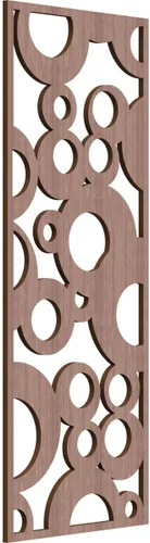 Miniatura 121 de Farwell Paneles de pared decorativos de madera con calado, 13 3/8 pulgadas de ancho x 34 3/8 pulgadas de alto x 1/4 de alto, roble rojo rojo